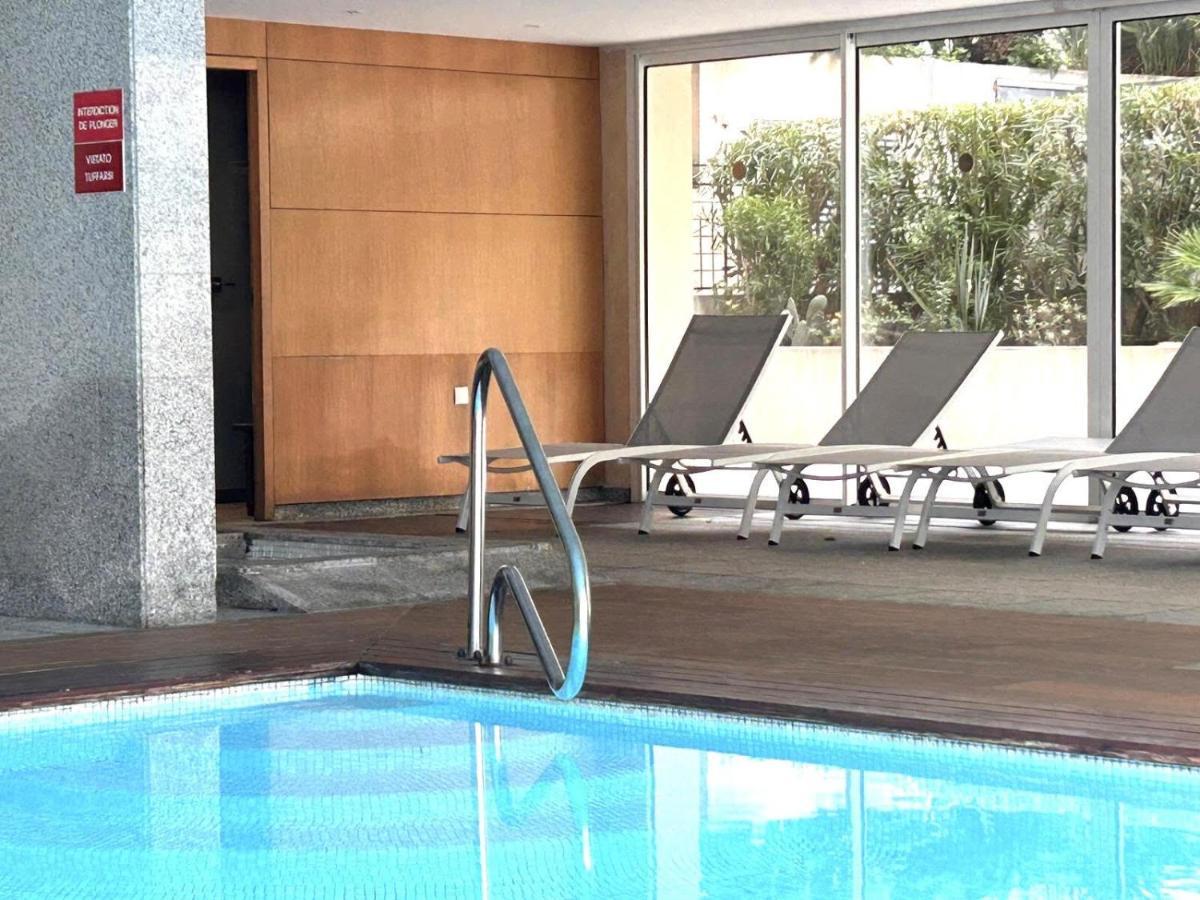 Le Victoria, Elegant T2 Au Bord Des Plages, Piscine, Sauna Menton Eksteriør bilde